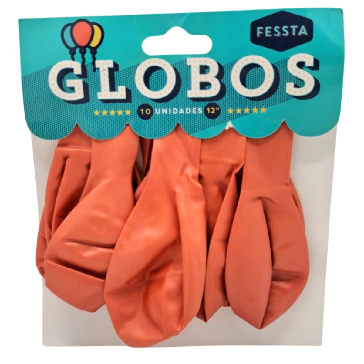 Globos X10 Tamaño R12 - Rosa Oro Perlado 