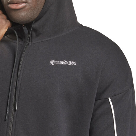 CAMPERA REEBOK TE PIPING FZ HOODIE Black