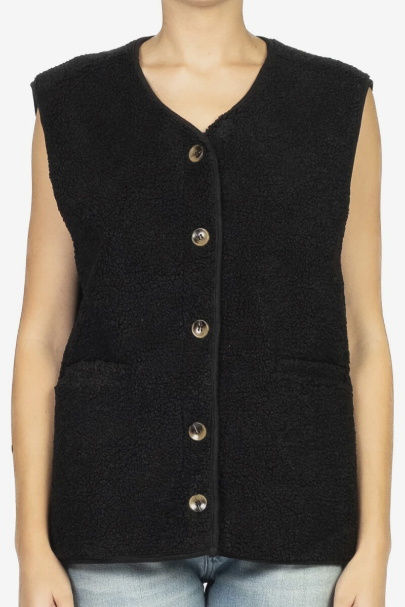 CHALECO ABRIGO Negro