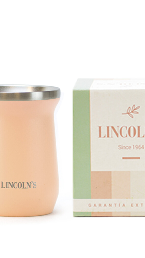 MATE ACERO INOXIDABLE CEFEO CORAL PALIDO