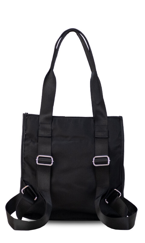 MOCHILA CARTERA CRETA NEGRO