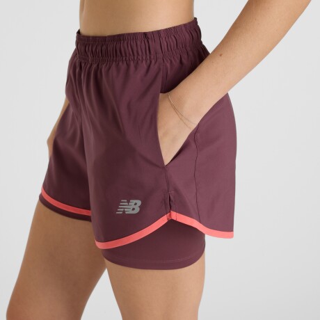 Short New Balance de Dama - 2-in-1 Short 3" - WS41225FDP ELD