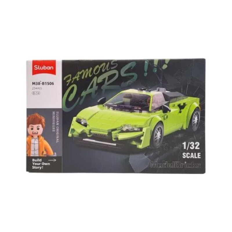 Sluban ModelBricks Famous Cars - Verde Sluban Modelbricks Famous Cars - Verde