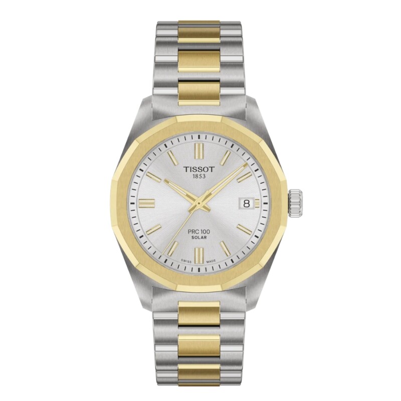 Reloj Tissot PRC 100 Solar 34mm Bicolor T1518222203100 Reloj Tissot Prc 100 Solar 34mm Bicolor T1518222203100