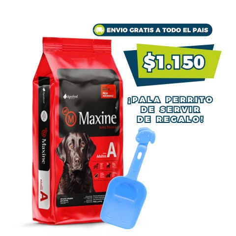 MAXINE PERROS ADULTOS 7,5 KG + PALA PERRITO DE SERVIR DE REGALO