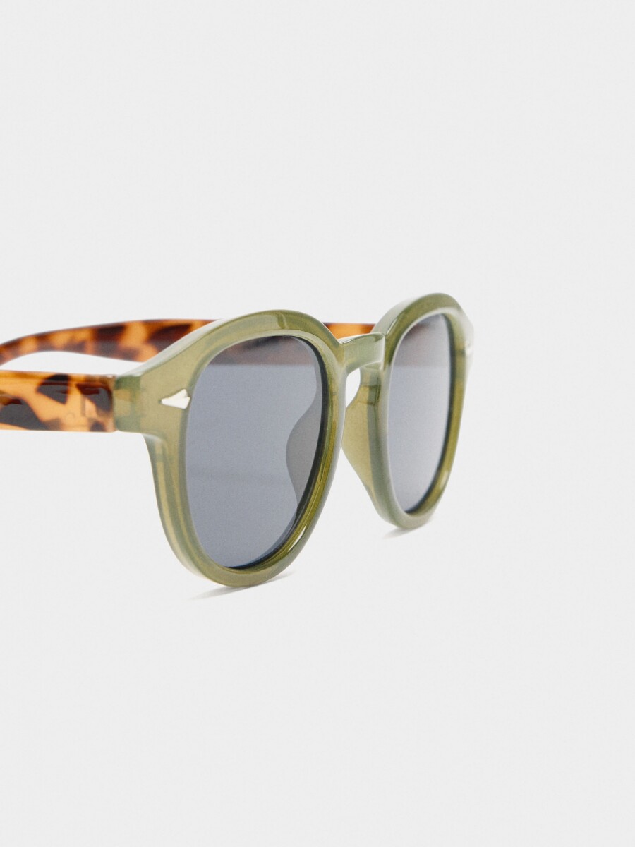 Gafas De Sol Redondas verde