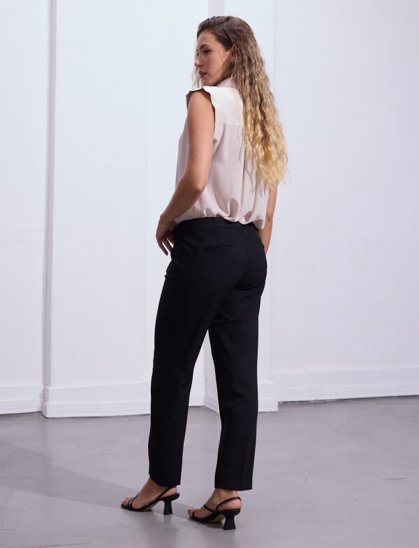 Pantalon Pull On Cla NEGRO