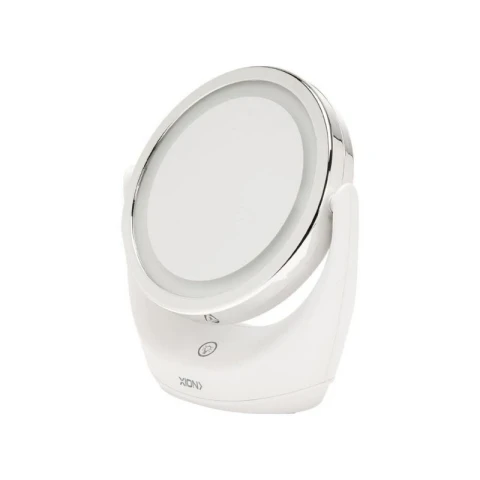 ESPEJO DE MAQUILLAJE LUZ LED ESTANDAR Y CON AUMENTO X5 Blanco