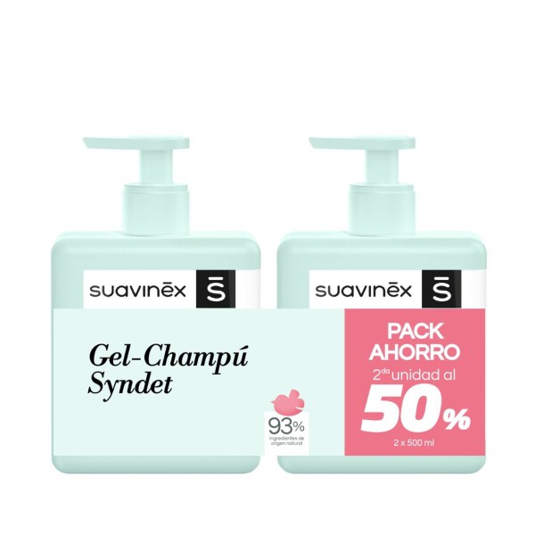 PROMO x2 shampoo suavinex gel syndet 500ml PROMO x2 shampoo suavinex gel syndet 500ml