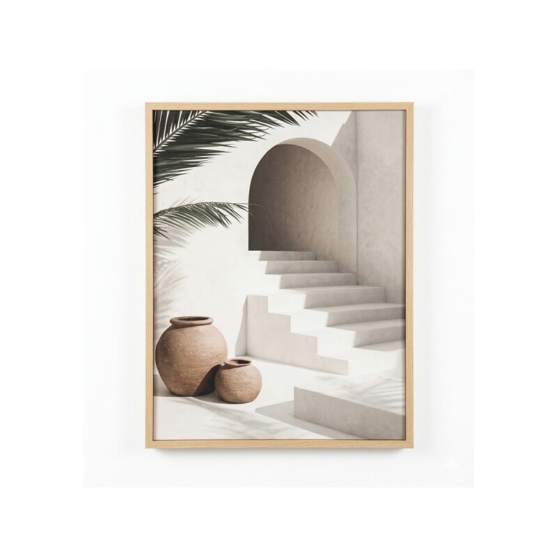 CUADRO RECT DIS ESCALERA 30X40CM Unica