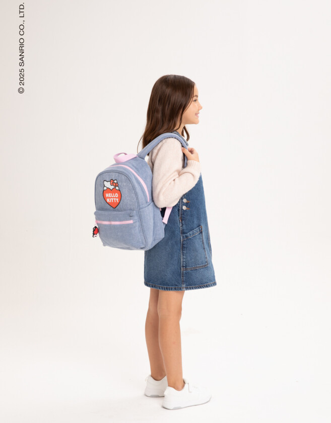 Mochilas y Carteras Infantiles Licencias Mochila Denim "hello Kitty" - Combinacion Multicolor