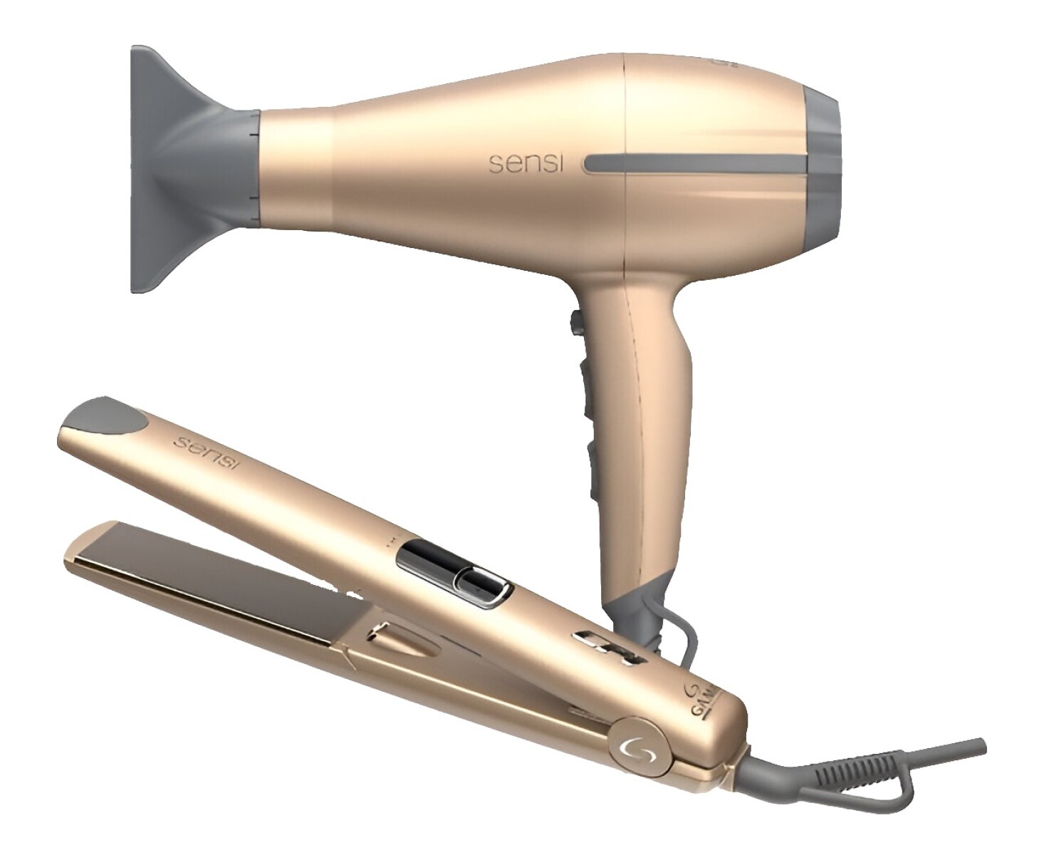 Combo Gama Sensi Gold 900/7108 Secador + Planchita 