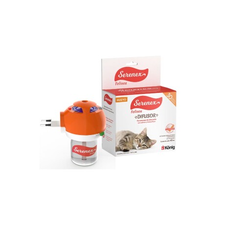 SERENEX GATO DIFUSOR CON RESPUESTO Serenex Gato Difusor Con Respuesto
