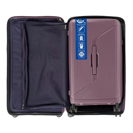 Valija Rígida 24'' Resistente Impermeable 4 Ruedas Violeta
