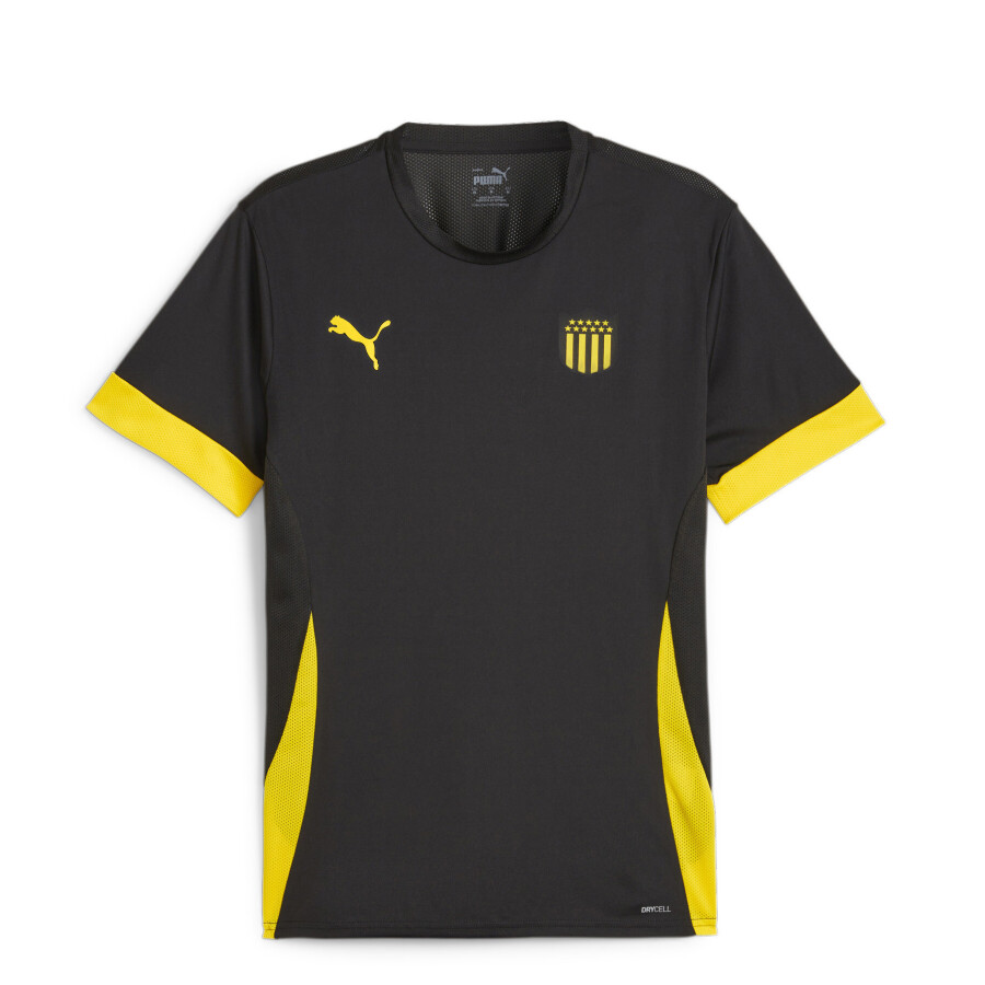 Remera Infantil Puma Peñarol Matchday Negro - Amarillo