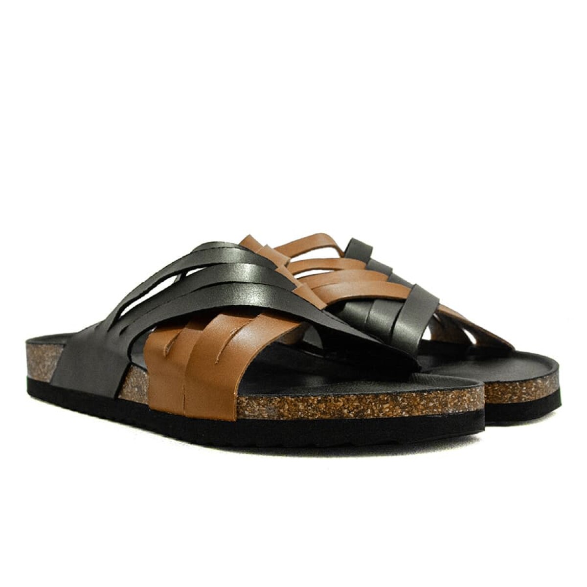 Sandalias Chill Sunday de Mujer - YF05W - Camel-negro 