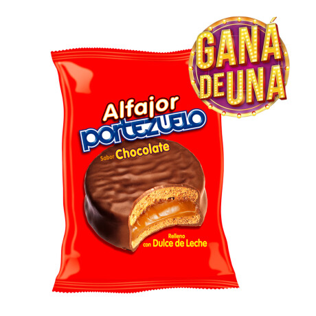 Caja de 18 Alfajores Portezuelo de Chocolate Clasico 001