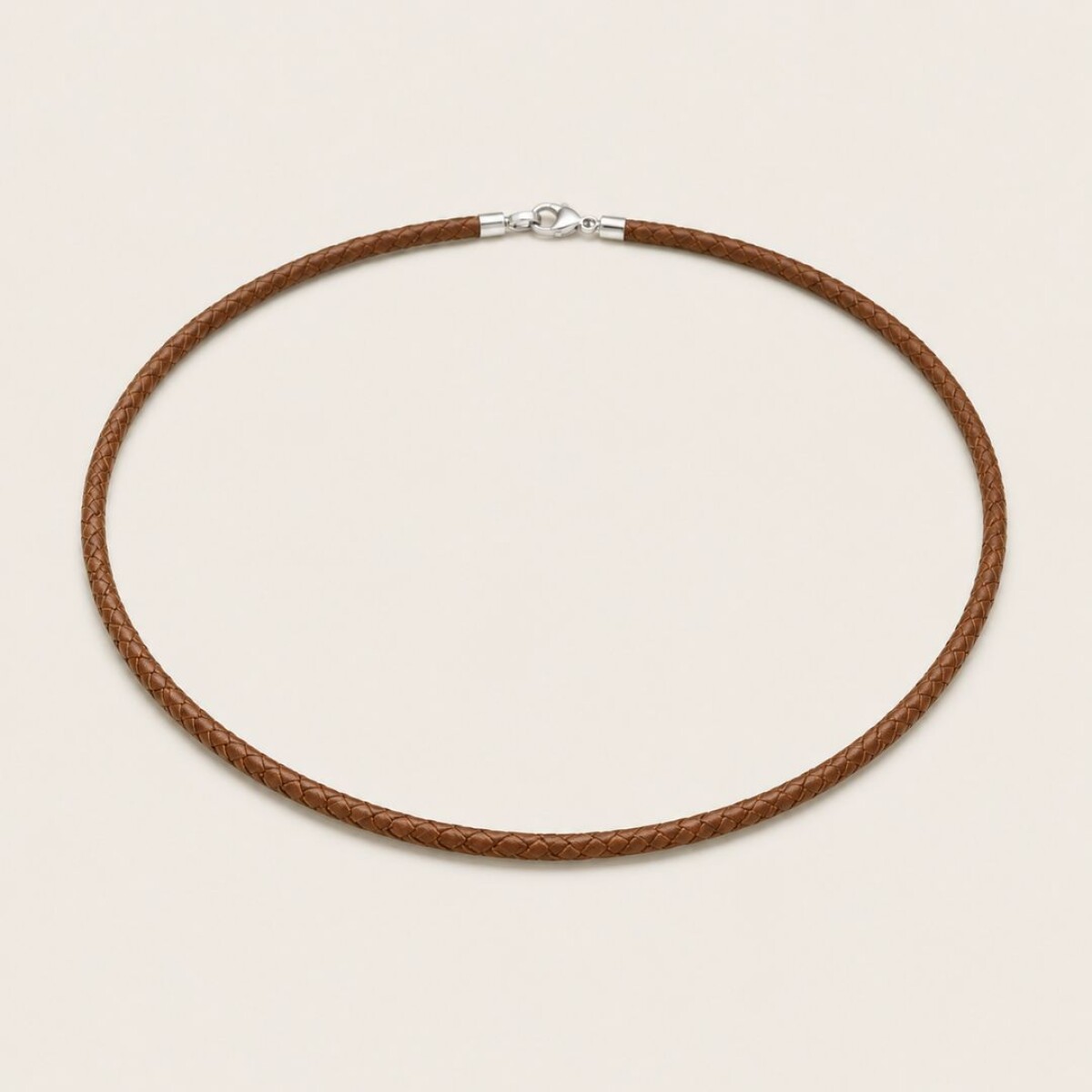 Collar Trenza Caramel - Cuero 