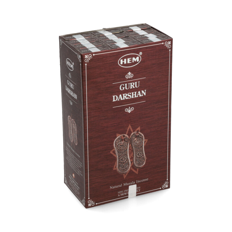 INCIENSO HEM PREMIUM 15 GR X12 Guru Darshna