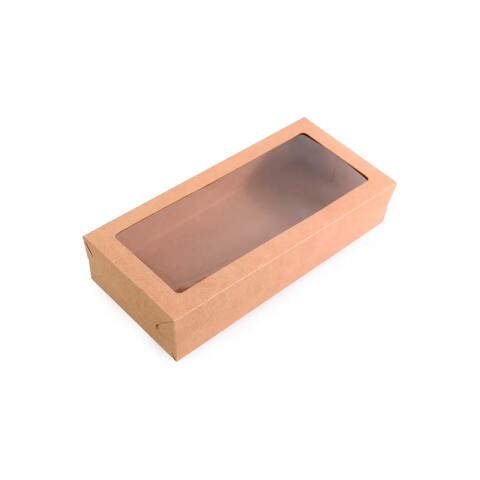 Caja con visor Rectangular 20x14x6 cm