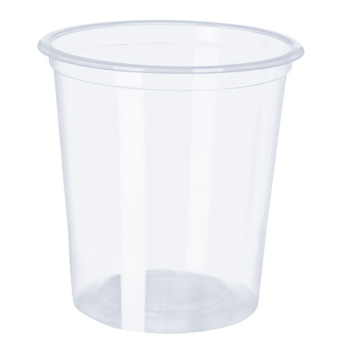 POTE PP 400 ML. TRANSPARENTE SIN TAPA. CAJA X 1000 UNIDADES 
