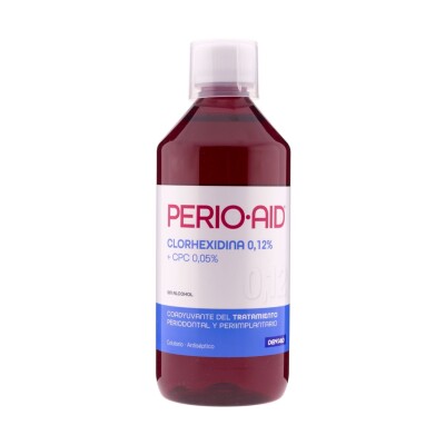 Enjuague Bucal Perio Aid 0.12% De Clorhexidina 500 Ml. Enjuague Bucal Perio Aid 0.12% De Clorhexidina 500 Ml.