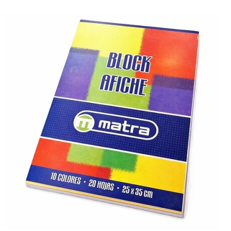 BLOCK DE PAPEL AFICHE 20H 001