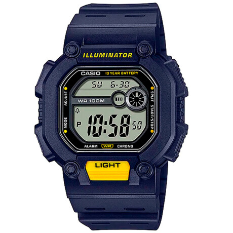 Reloj Casio Resina Deportivo Azul 0