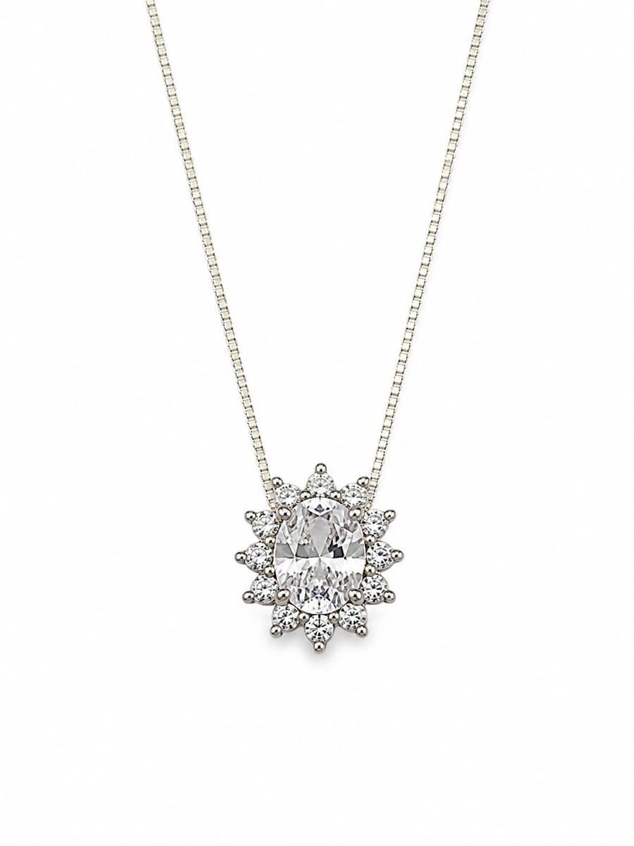Cadena y colgante con Zirconias 