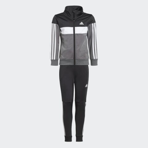 Conjunto Adidas Tiberio Top:black/white/grey Five Bottom:black/white