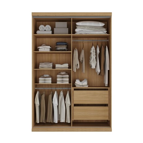 ROPERO PLACARD 2 PUERTAS MDF NATURAL-BEIGE SOUTH