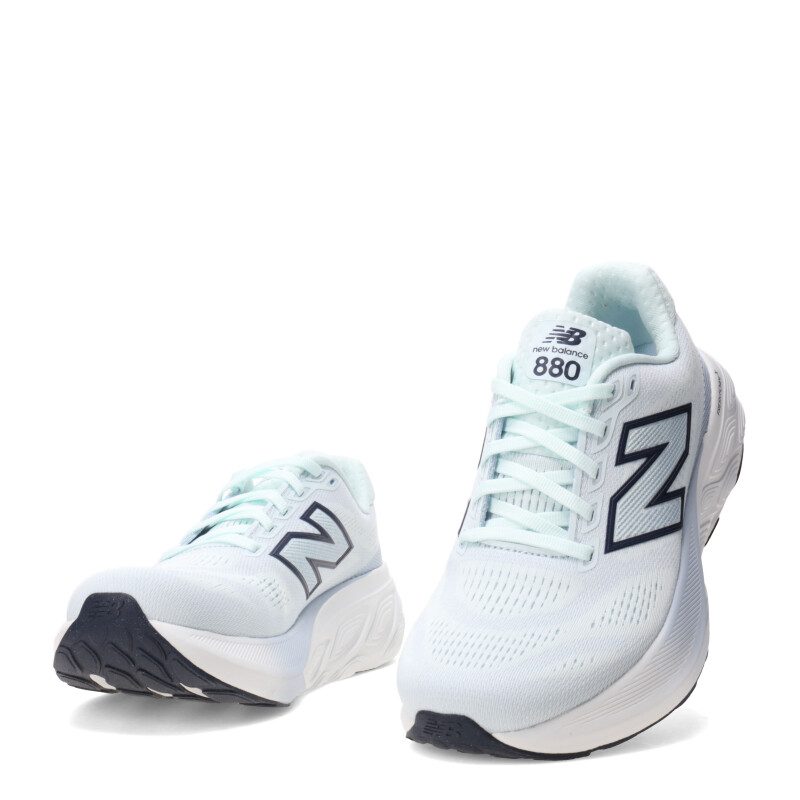 Championes de Mujer New Balance Running 880 Celeste - Azul Marino
