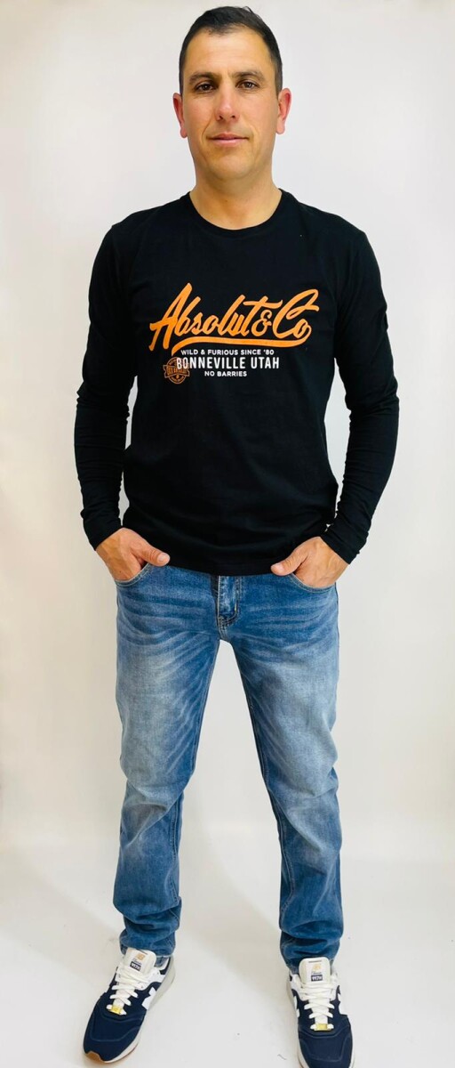 T-SHIRT OXX S006L BONNEVILLE - NEGRO 
