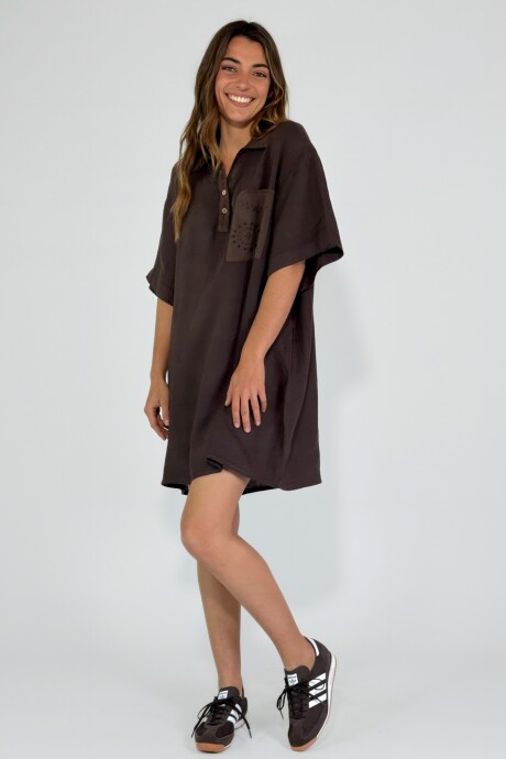 CAMISOLA CAVOUR Chocolate