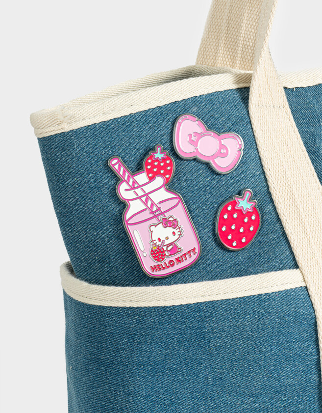 Pin Metal Set De Pines Metálicos "hello Kitty" - Combinacion Multicolor