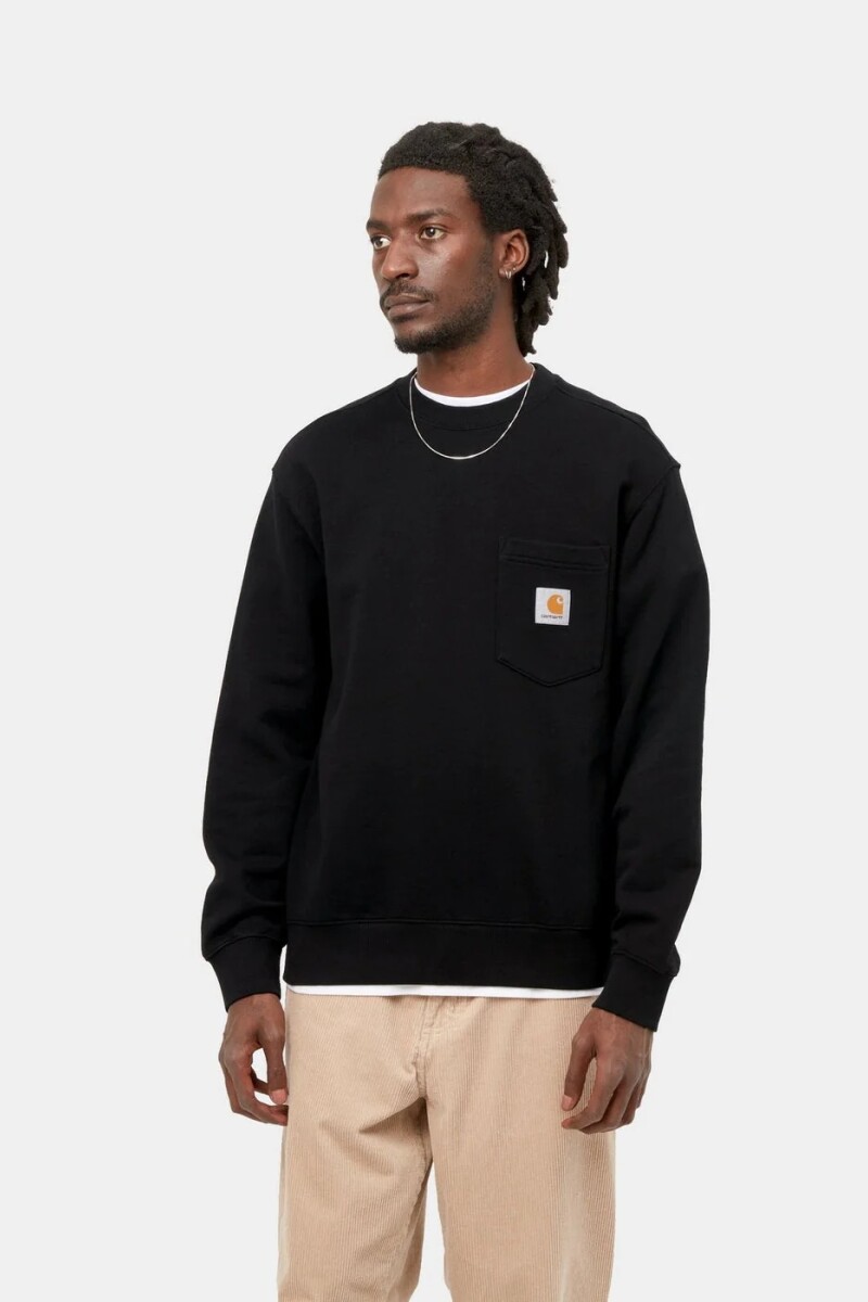 pocket sweat Negro