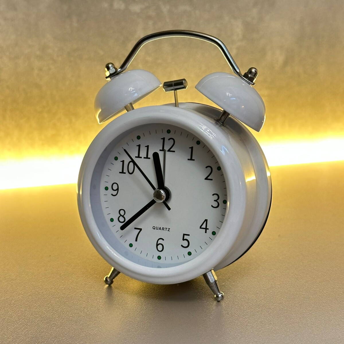 Reloj Despertador Quartz Vintage Metal 