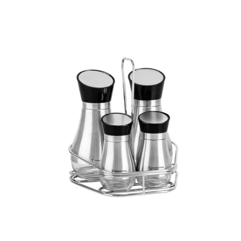 Set de vinagreras y saleros 4 pzs. "Realce" TF0188