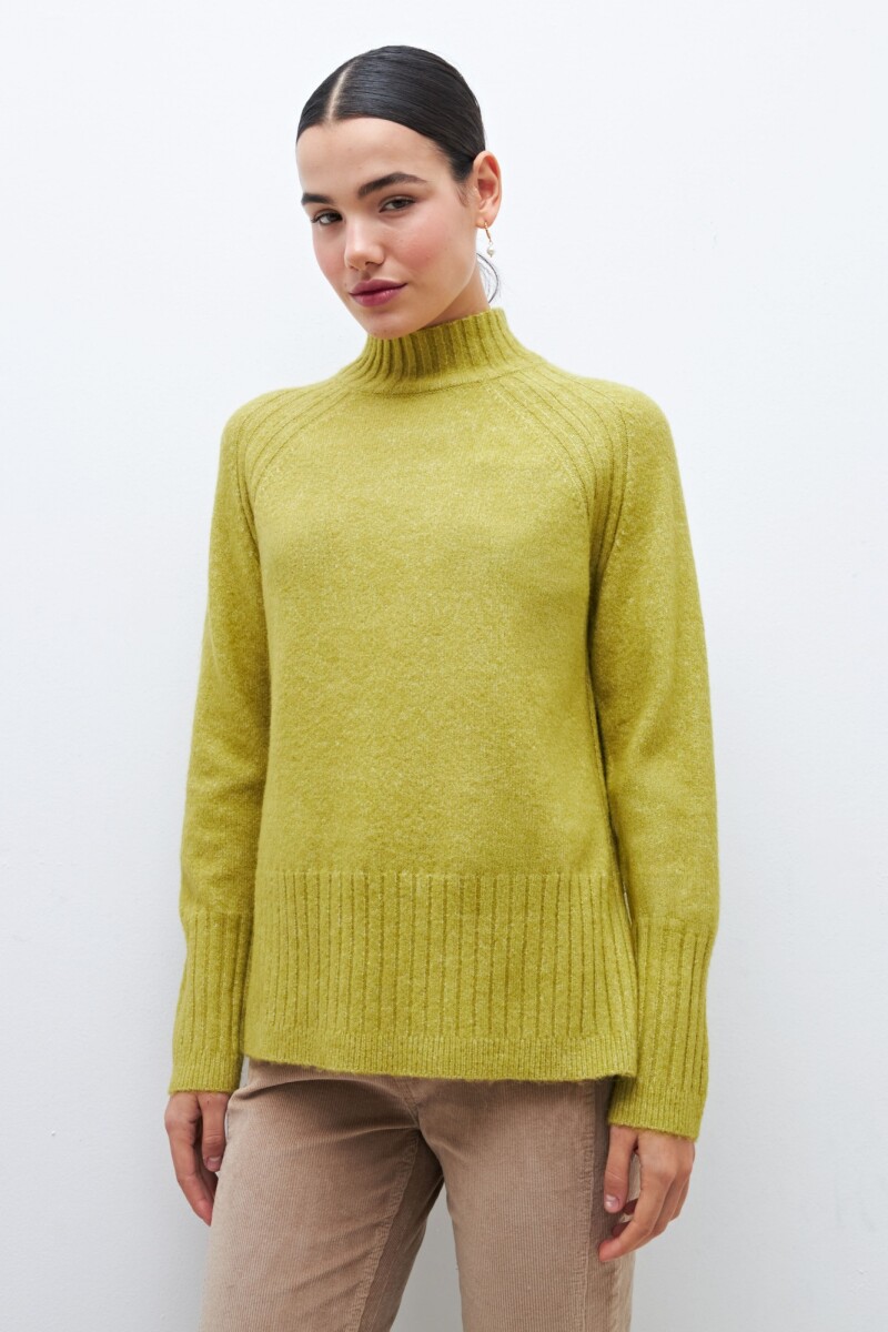 Polera oversized pistacho