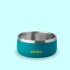 Plato comedero mascotas acero inoxidable c/ antideslizante Turquoise & Caicos