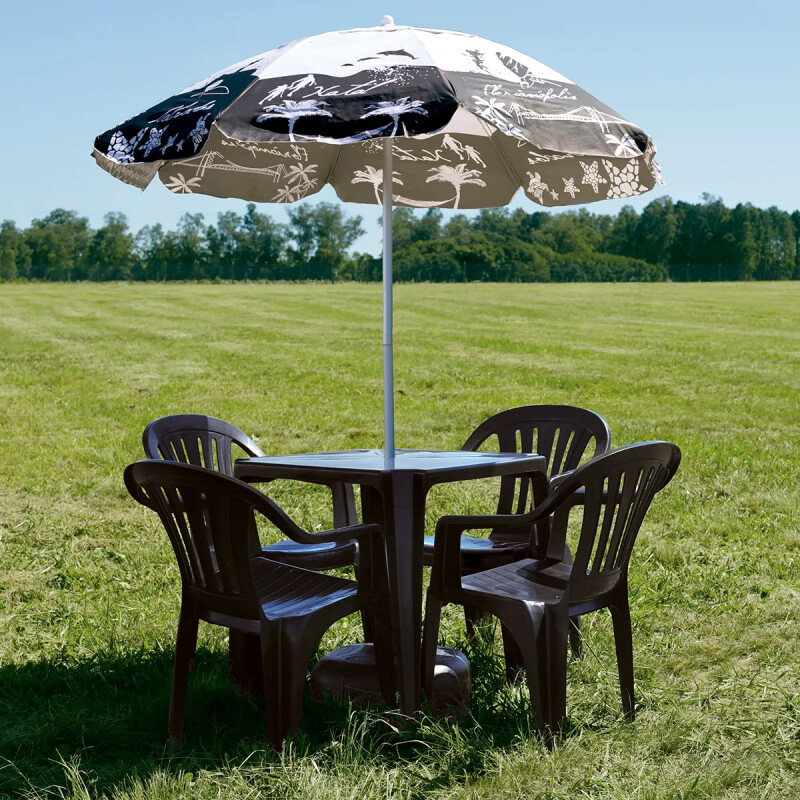 Mesa Cuadrada Mor Bela Vista 70x70x70 cm Patas Fijas Negra Mesa Cuadrada Mor Bela Vista 70x70x70 Cm Patas Fijas Negra