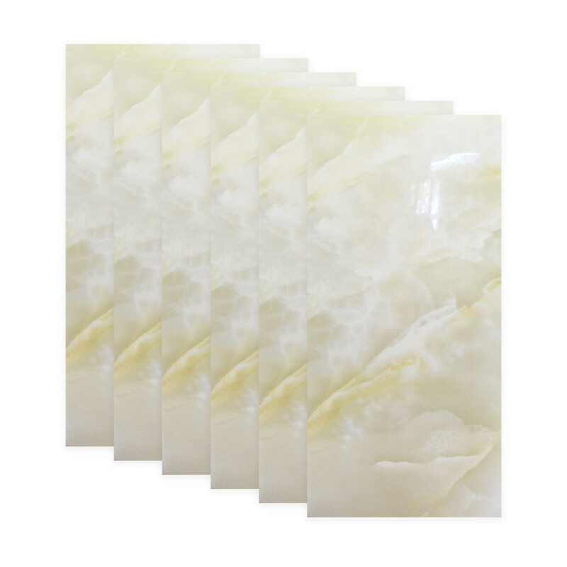 Set x6 placas autoadhesivas 30cm x 60cm x 2.2mm MARMOL BEIGE