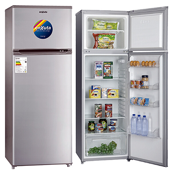 REFRIGERADOR ENXUTA RENX16200FHS-1 SILVER -Frío Húmedo 205L Sin color