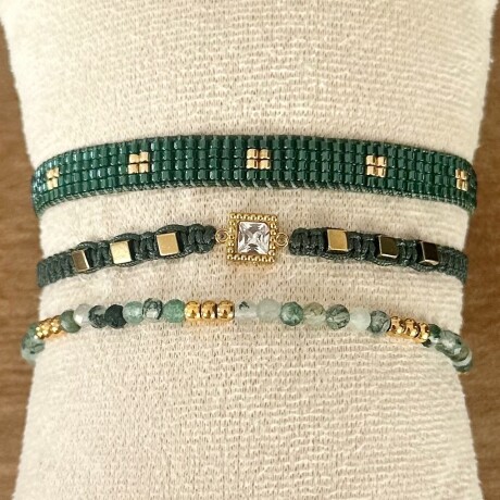 Set GREEN de 3 Pulseras Set GREEN de 3 Pulseras