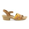 Country Sandalia Tira Cruzadas T/medio Ambar-mix
