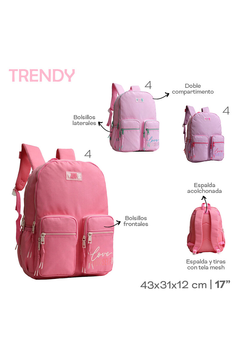 Mochila Trendy Rosado