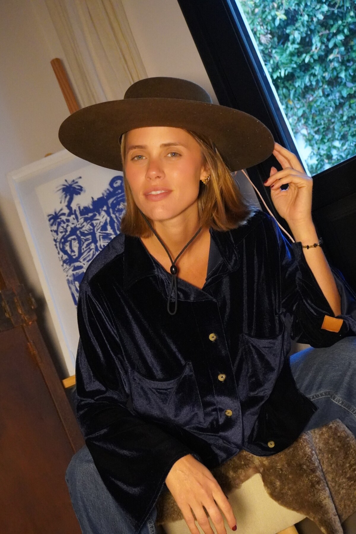 Velvet Shirt Azul
