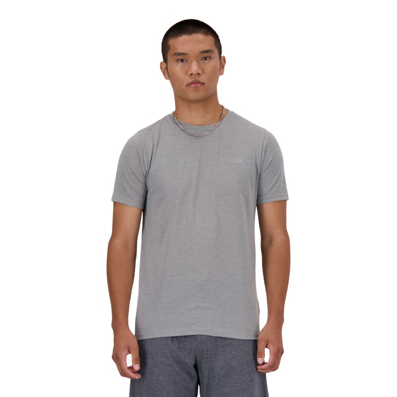 Remera New Balance de Hombre - Essentials Heath - MT41070AGT ELD