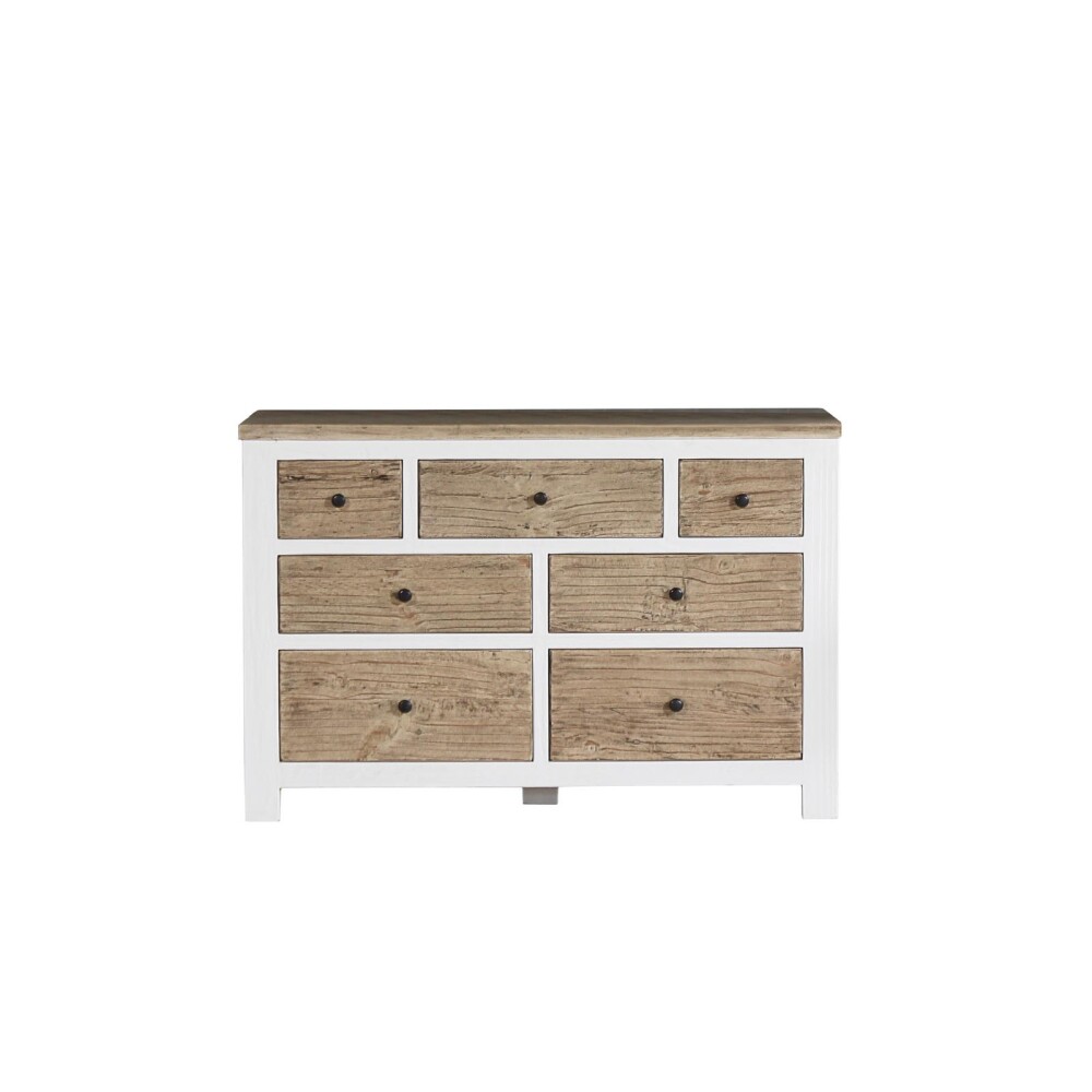 CÓMODA MADERA BLANCO AREZZO