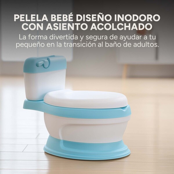 Pelela Bebe Mochila Water Con Cisterna Ideal Para Niños Variante Color Celeste
